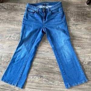 Michael Kora Cropped Flare Jean Size 2
